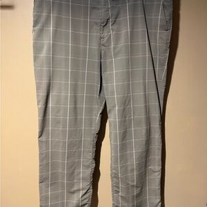 Gray Plaid Men's Under Armour Pants